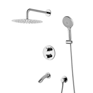 Смеситель Lemark Yeti LM7822C термостатический для ванны и душа, встраиваемый Смеситель Lemark Yeti LM7822C термостатический для ванны и душа, встраиваемый