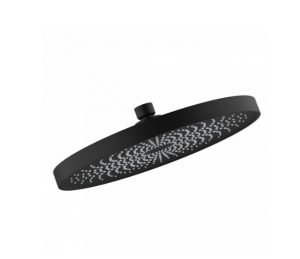 Душевая насадка верхняя круглая, черная, SpaHome, IDDIS, 