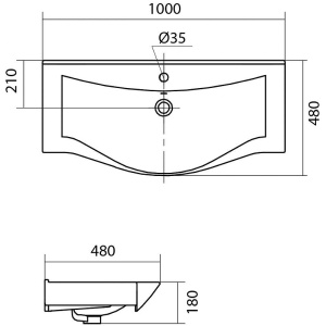 Беверли 100 Умывальник в Сочи и Адлере Беверли 100 Умывальник в Сочи и Адлере
