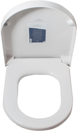 Сиденье для унитаза, Villeroy&Boch, Verity Design, с крышкой, ширина, мм-355, глубина, мм-540, высота, мм-30, тип шарниров-SoftClose, Quick Release, м в Сочи и Адлере