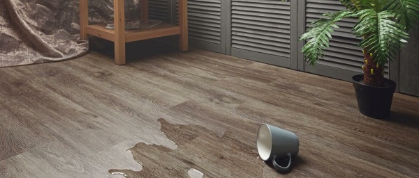 Виниловый ламинат 43кл. микро фаска Дуб Лаундж Темный (1220х181х3,5мм) уп.2,196м2-10шт.