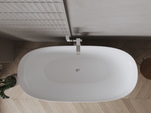 PAMPERO (Памперо) Ванна акриловая отдельностоящая 1700*800*580, слив-перелив хром, белый в Сочи и Адлере PAMPERO (Памперо) Ванна акриловая отдельностоящая 1700*800*580, слив-перелив хром, белый в Сочи и Адлере