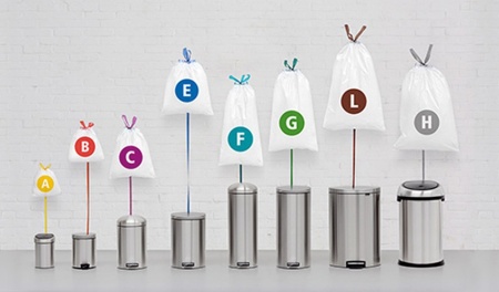 112003 Brabantia NewIcon Мусорный бак с педалью 12л. красный в Сочи и Адлере