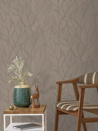 Обои ЕвроДекор Adriana Diamond, винил горячего тиснения на флизелиновой основе, 1,06*10,05м, Коричневый мотив в Сочи и Адлере