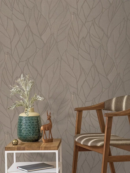 Обои ЕвроДекор Adriana Diamond, винил горячего тиснения на флизелиновой основе, 1,06*10,05м, Коричневый мотив в Сочи и Адлере