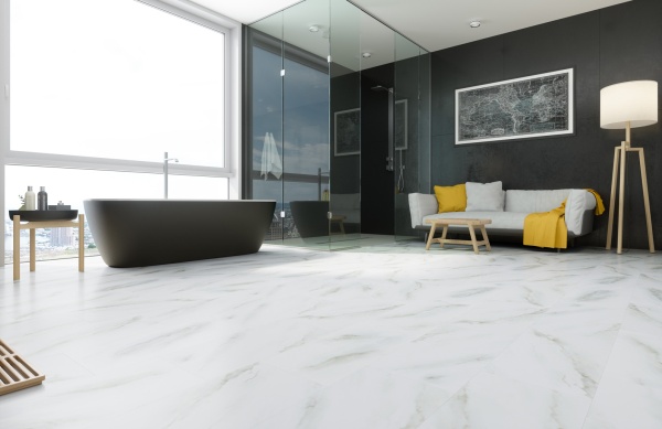 Fargo 6089-1 Белый Мрамор 600*300*4мм/0,5 (1,8м2/10шт)   в Сочи и Адлере