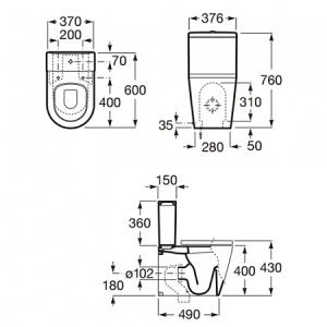INSPIRA Бачок, н/п, двойной слив 3/4,5л (подходит для круглого и квадратного) в Сочи и Адлере INSPIRA Бачок, н/п, двойной слив 3/4,5л (подходит для круглого и квадратного) в Сочи и Адлере