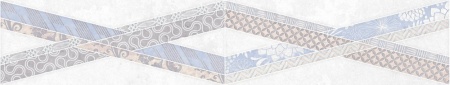 Бордюр настенный Global Tile Moda Серый