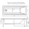 Акриловая ванна Aquanet Bright 180x70 (с каркасом) в Сочи и Адлере