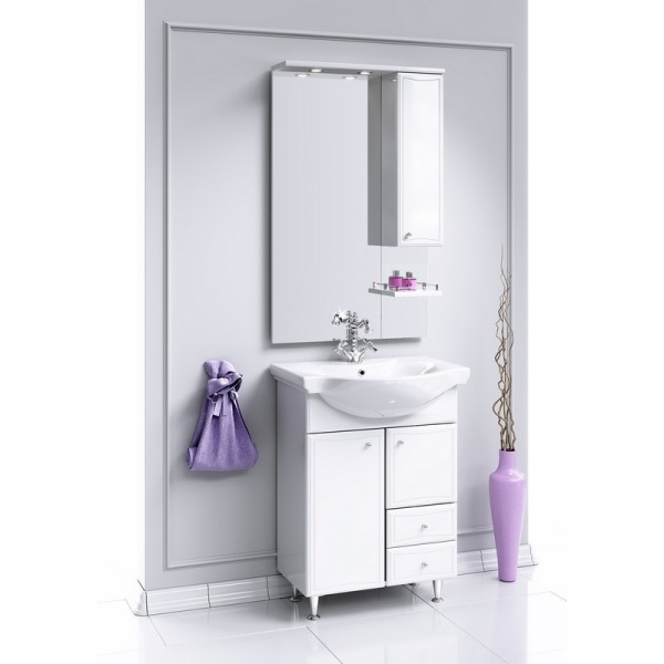 БАРСЕЛОНА-ЛЮКС 65 Тумба на ножках, два ящика и корзина с раковиной СТИЛЬ 65 (Ш66хВ88хГ52,5) в Сочи и Адлере БАРСЕЛОНА-ЛЮКС 65 Тумба на ножках, два ящика и корзина с раковиной СТИЛЬ 65 (Ш66хВ88хГ52,5) в Сочи и Адлере