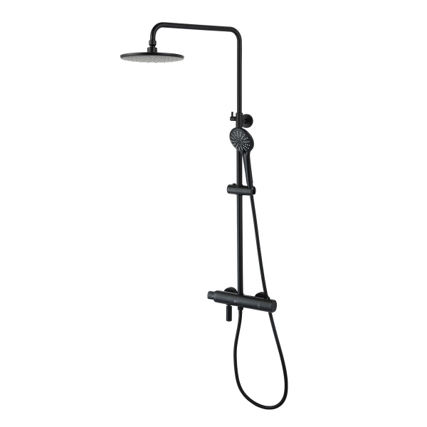 Смеситель Lemark Bronx LM3772BL для ванны термостатический с верхней душ. лейкой "Тропический дождь" Смеситель Lemark Bronx LM3772BL для ванны термостатический с верхней душ. лейкой "Тропический дождь"