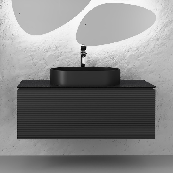 Stn.01.100/P/A/JR Тумба Stone 100 антрацит JORNO в Сочи и Адлере