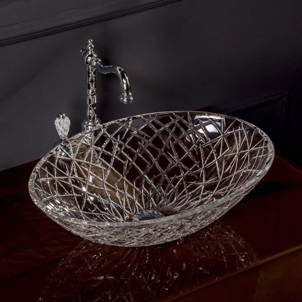Раковина хрустальная прозрачная Раковина хрустальная прозрачная