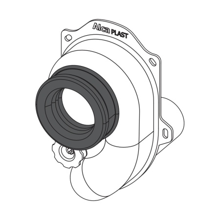 Сифон для душевого поддона, хромированный A49CR  в Сочи и Адлере