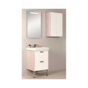 ЙОРК 50 зеркало белый со светильником в Сочи и Адлере