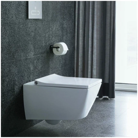 Унитаз, Duravit, Viu, безободковый (с открытым смывным краем), тип установки-подвесной, ширина, мм-370, глубина, мм-570, высота, мм-360, форма чаши-пр в Сочи и Адлере