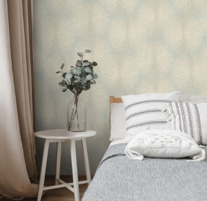 Обои Euro Decor Bengal, Винил горячего тиснения, 1,06*10м, Зеленый мотив