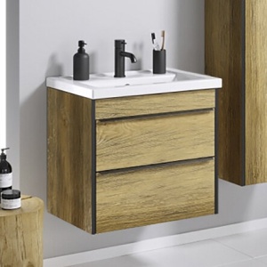 FARGO 70 Тумба подвесная дуб балтийский с раковиной ФОСТЕР 70 (Ш71хВ60,7хГ46) FARGO 70 Тумба подвесная дуб балтийский с раковиной ФОСТЕР 70 (Ш71хВ60,7хГ46)