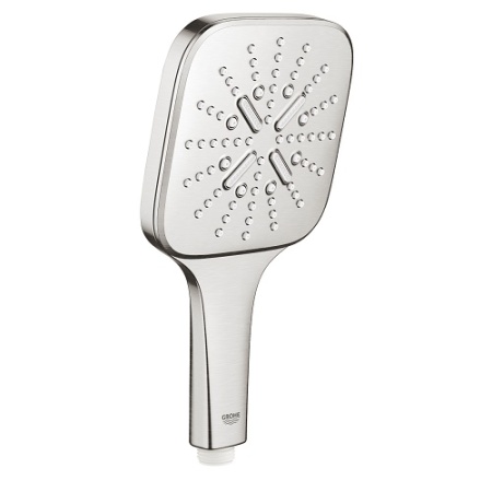 26582DC0 GROHE RAINSHOWER SMARTACTIVE 130 CUBE РУЧНОЙ ДУШ, 3 ВИДА СТРУЙ