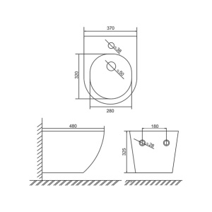 PANDORA 2 Биде подвесное в Сочи и Адлере