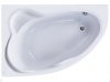 Акриловая асимметричная ванна LUNA 170*115, левосторонняя, левая, без монтажного набора, без панели