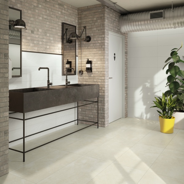 Плитка настенная Уайт 25*75 мат в Сочи и Адлере