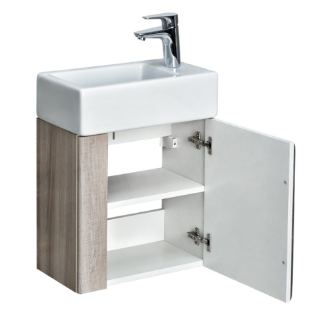 Вита Тумба (Белый/Ясень Шимо) (раковина приобретается отдельно Эрис 46) в Сочи и Адлере