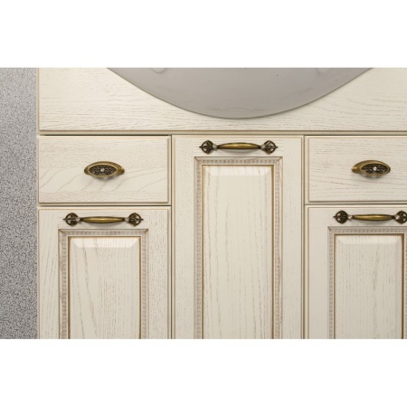 ЖЕРОНА 105 тумба-умывальник белое золото БЕЗ раковины в Сочи и Адлере