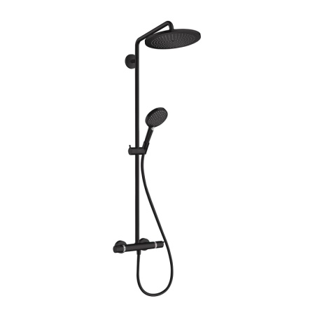 26890670 Душевая система Hansgrohe Croma Select S Showerpipe 280 1jet с термостатом, черный матовый