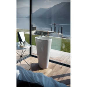 PALOMBA Свободностоящая раковина 52,5*43,5 см с отв. для смесителя, с креплением к стене в Сочи и Адлере PALOMBA Свободностоящая раковина 52,5*43,5 см с отв. для смесителя, с креплением к стене в Сочи и Адлере