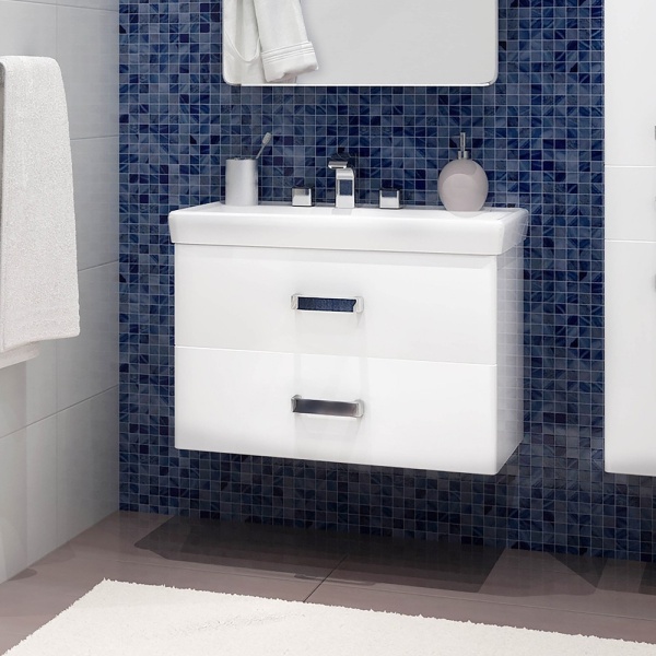 АМЕРИНА 70 тумба белый глянец (раковина приобретается отдельно Тигода 70) АМЕРИНА 70 тумба белый глянец (раковина приобретается отдельно Тигода 70)