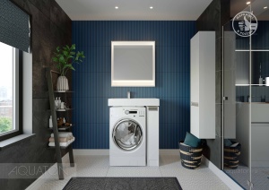 Лондри Шкаф-Колонна, белый в Сочи и Адлере Лондри Шкаф-Колонна, белый в Сочи и Адлере