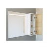 МАЙАМИ 25 Шкафчик навесной с дверью на петлях с доводчиком может быть установлен слева или справа относительно зеркала (Ш25хВ65хГ17) в Сочи и Адлере