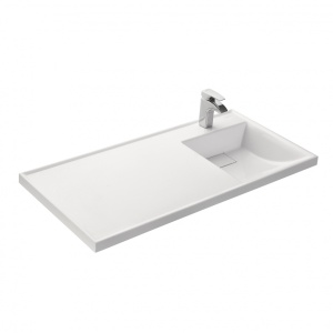 Лондри 105 Раковина белая правая Лондри 105 Раковина белая правая