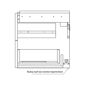 АМЕРИНА 60Н тумба 2 ящика на ножках белый в Сочи и Адлере АМЕРИНА 60Н тумба 2 ящика на ножках белый в Сочи и Адлере