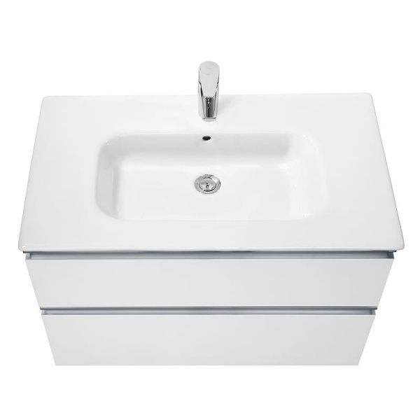 Тумба под раковину Roca THE GAP 800 мм, 2 ящика, подвесная, белый глянец (A857399806) в Сочи и Адлере Тумба под раковину Roca THE GAP 800 мм, 2 ящика, подвесная, белый глянец (A857399806) в Сочи и Адлере