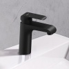 Смеситель для умывальника с донным клапаном Flat black FL 013.20 в Сочи и Адлере