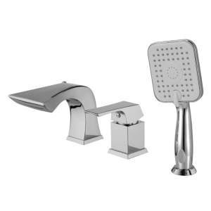 Смеситель встраиваемый Lemark Unit LM4545C для ванны на 3 отверстия, с аксессуарами, хром Смеситель встраиваемый Lemark Unit LM4545C для ванны на 3 отверстия, с аксессуарами, хром