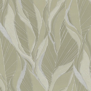 Обои Lalique виниловые горячего тиснения на флизелиновой основе, 1,06*10м, Мотив Зеленый 