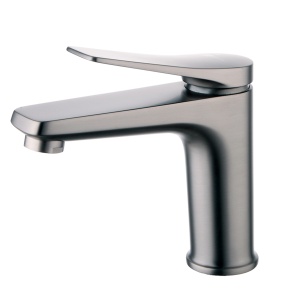 Смеситель Lemark Bronx LM3706GM для умывальника монолитный, графит Смеситель Lemark Bronx LM3706GM для умывальника монолитный, графит