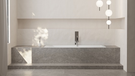 Ванна встраиваемая Salini CASCATA KIT S-Sense Матовая 180х80 см (104513M) в Сочи и Адлере