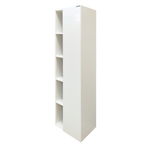 COMFORTY Шкаф-колонна "Милан-40" белый глянец в Сочи и Адлере COMFORTY Шкаф-колонна "Милан-40" белый глянец в Сочи и Адлере