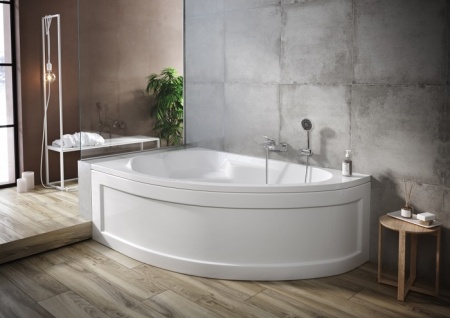 Ванна акриловая Cersanit KALIOPE 153x100x46 левая, ультра белая в Сочи и Адлере