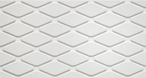 Плитка настенная 3D White Rhombus Matt 30,5*56 Плитка настенная 3D White Rhombus Matt 30,5*56