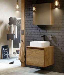 MOBI Фасад тумбы под умывальник, цвет ДУБ БАЛТИЙСКИЙ  в Сочи и Адлере MOBI Фасад тумбы под умывальник, цвет ДУБ БАЛТИЙСКИЙ  в Сочи и Адлере