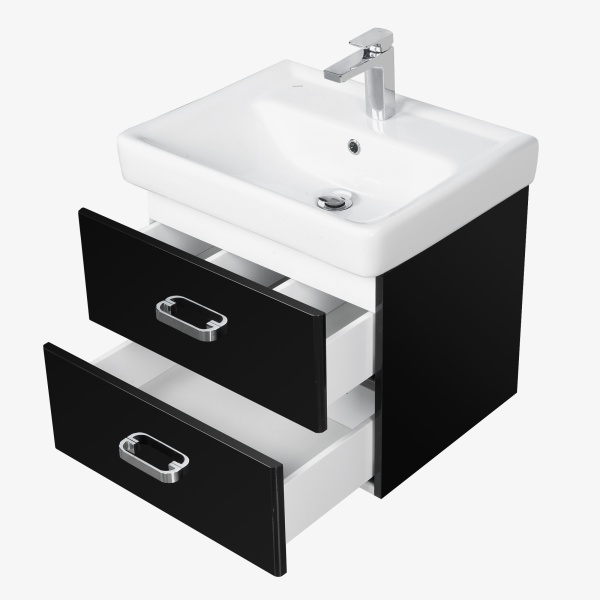 АМЕРИНА 80 тумба черный глянец (Тигода 80) АМЕРИНА 80 тумба черный глянец (Тигода 80)