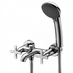 Смеситель Lemark Duetto LM5712C для ванны с коротким изливом, хром Смеситель Lemark Duetto LM5712C для ванны с коротким изливом, хром