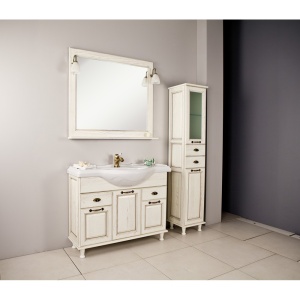 ЖЕРОНА 105 тумба-умывальник белое золото БЕЗ раковины в Сочи и Адлере ЖЕРОНА 105 тумба-умывальник белое золото БЕЗ раковины в Сочи и Адлере