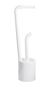 Стойка напольная б/д + ерш Fixsen Wendy FX-7032-02 белая Стойка напольная б/д + ерш Fixsen Wendy FX-7032-02 белая