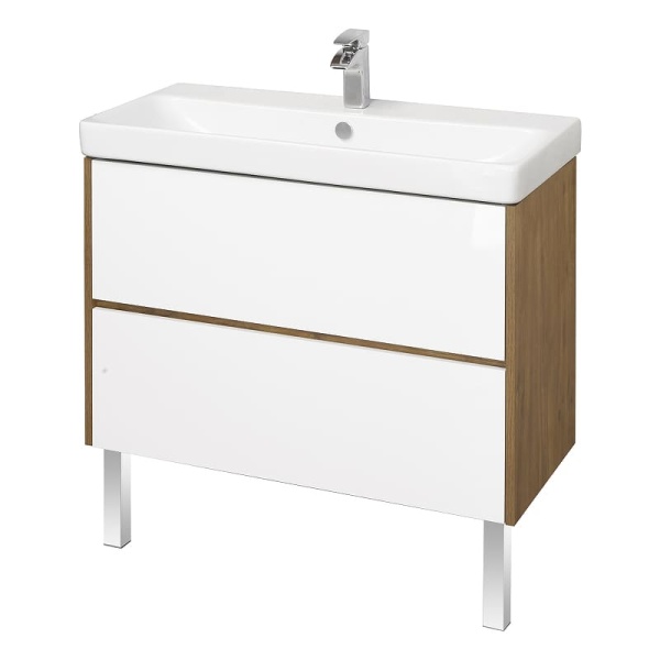 Сканди 90 тумба-умывальник белый/дуб рустикальный (раковина приобретается отдельно Адриана 90) в Сочи и Адлере Сканди 90 тумба-умывальник белый/дуб рустикальный (раковина приобретается отдельно Адриана 90) в Сочи и Адлере